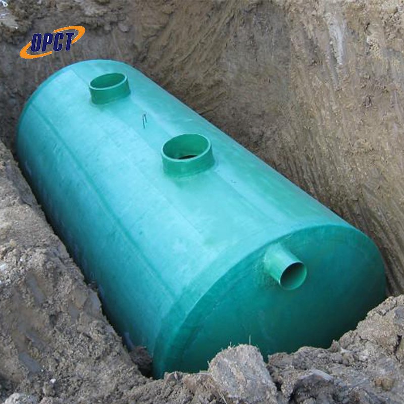 FRP septic tank underground domestic sewage treatment system biogas domestic sewage purification