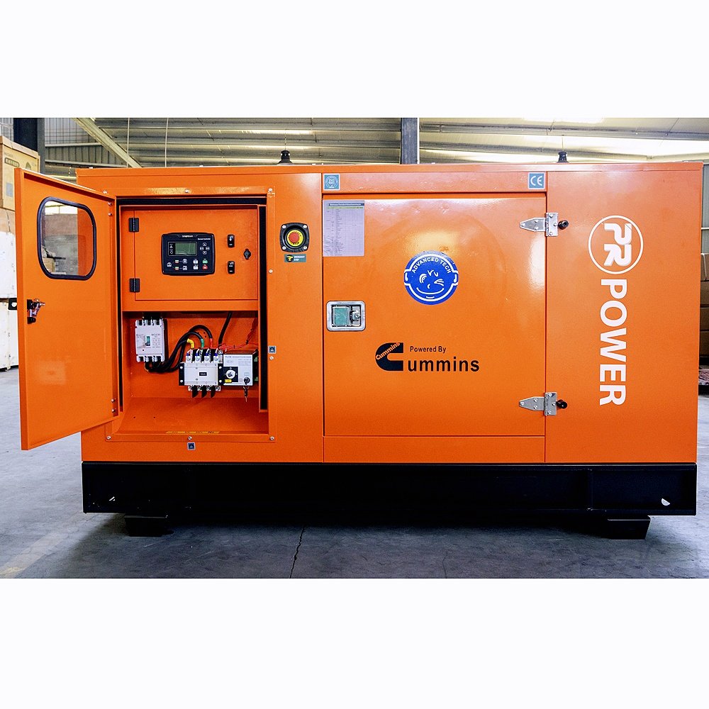 New type hot sale 0kw 60kw 70kw 80kw 125kva silent diesel power generator Single Phase Output 380v 60Hz Rated Voltage