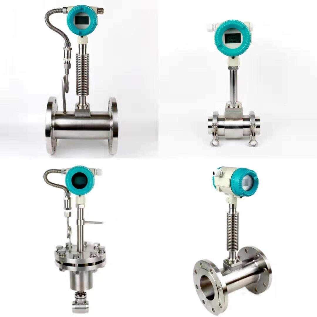intelligent vortex biogas flow meter Vortex Gas flow meter gas fluid measuring vortex flow meter vortex gas steam flow meter