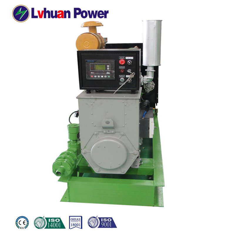 200KW CE&ISO Biogas Generator Set good manufacturer for green farm 12V 135 engine