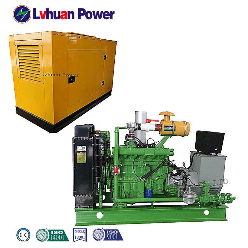 200KW CE&ISO Biogas Generator Set good manufacturer for green farm 12V 135 engine