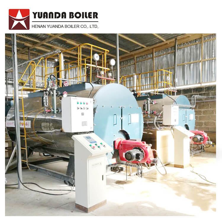 100 bhp 1.5 ton lpg Diesel Gas Steam Boiler for Noodle Processing Factory
