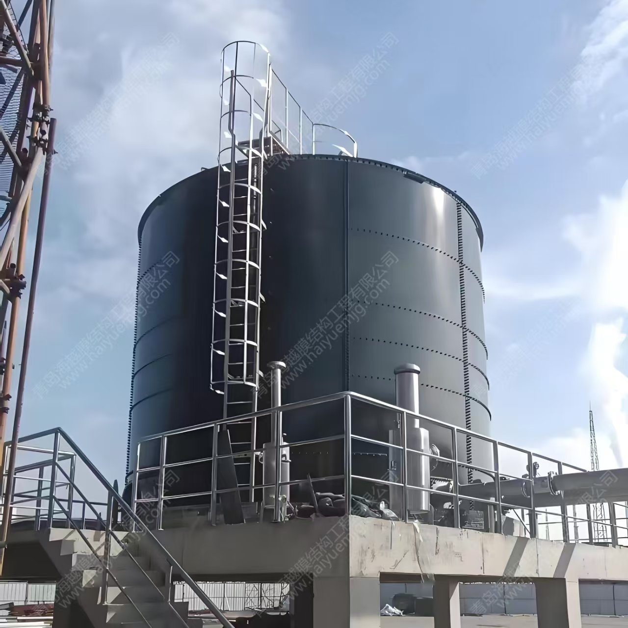 HY Floating Cover China Biogas Methane Gas Tank