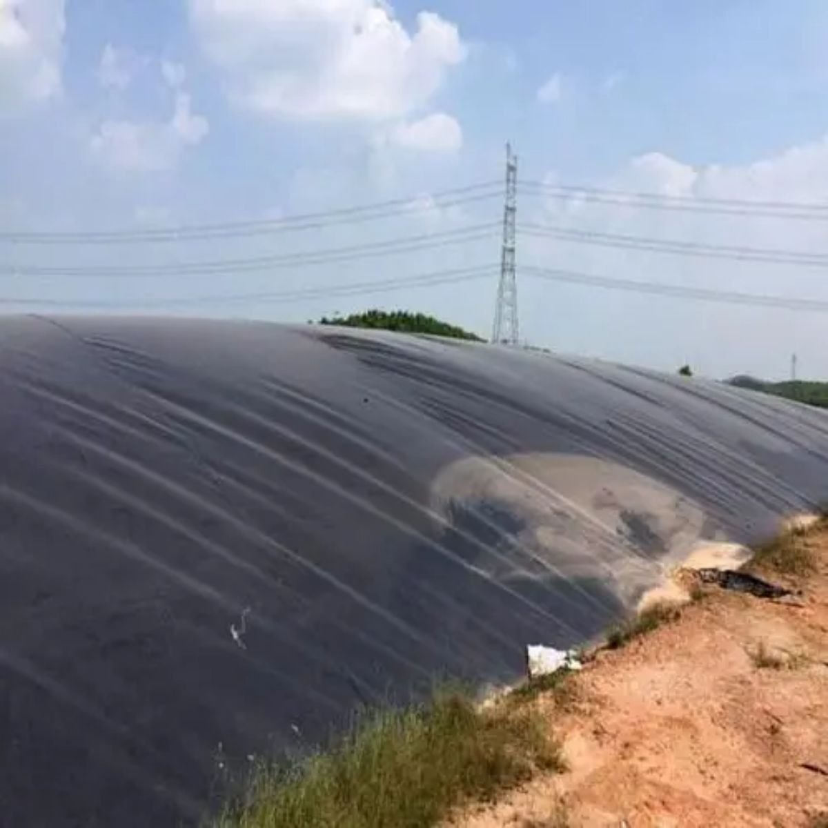 Waterproof HDPE Impermeable Membrane 1mm 2mm Water Impervious Geomembrane for Biogas Digester