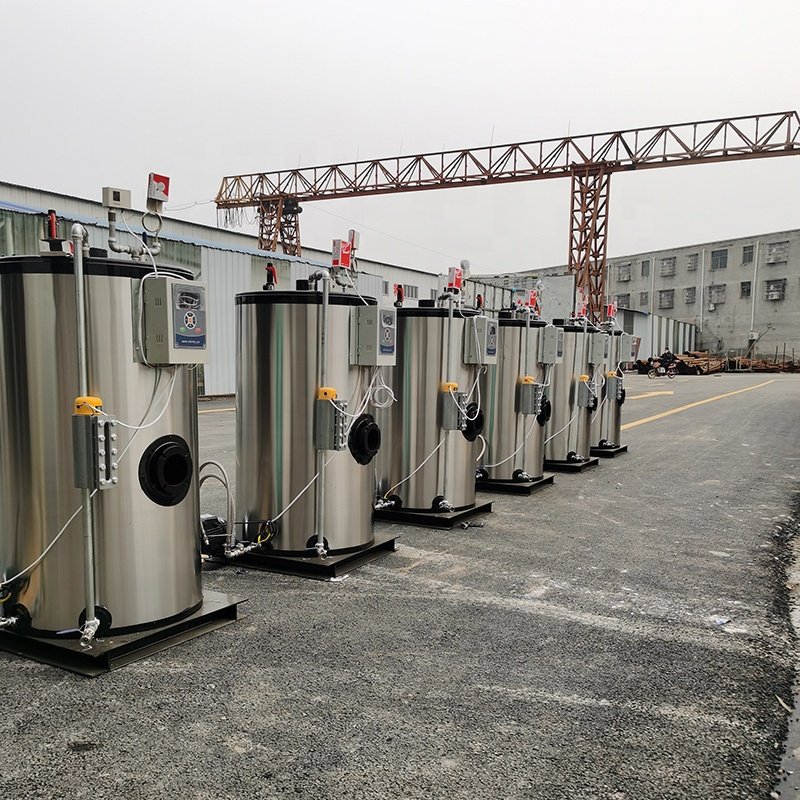 Vertical small scale dual purpose boilers atmospheric pressure biogas diesel oil hot water boiler used for heating shower