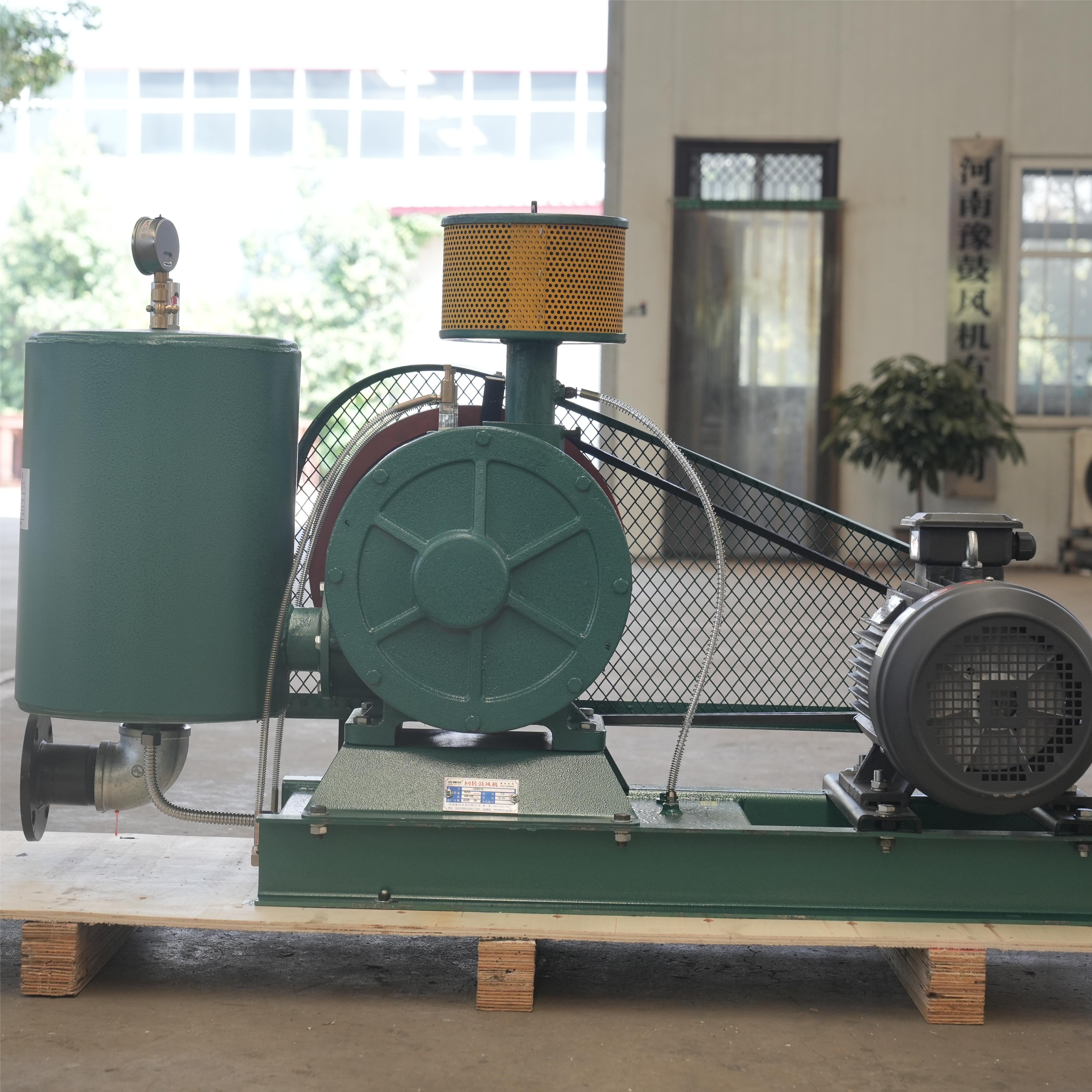 JYC roots blower biogas conveying packing seal electric root blower industrial root air blower