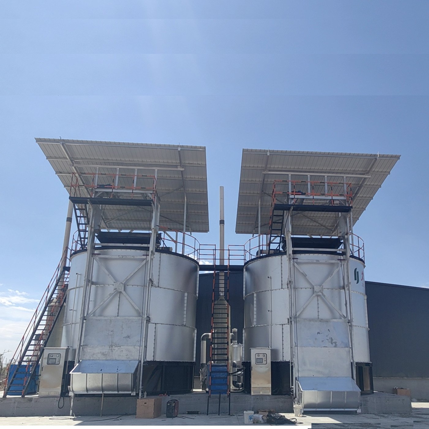 Kitchen waste Biogas Sludge Sewage Sludge Crop Straw Processing Machine Fermentation Tank
