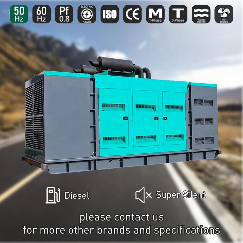 Cummins K50N-G10 50Hz 1000kW 1500RPM Natural Gas Power Generator China Gas Engine Gas Generator