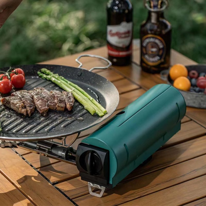 Professional Factory Nozzle Type Gas Canister Butane Stainless Steel Portable Cassette Furnace Gas Camping Stove