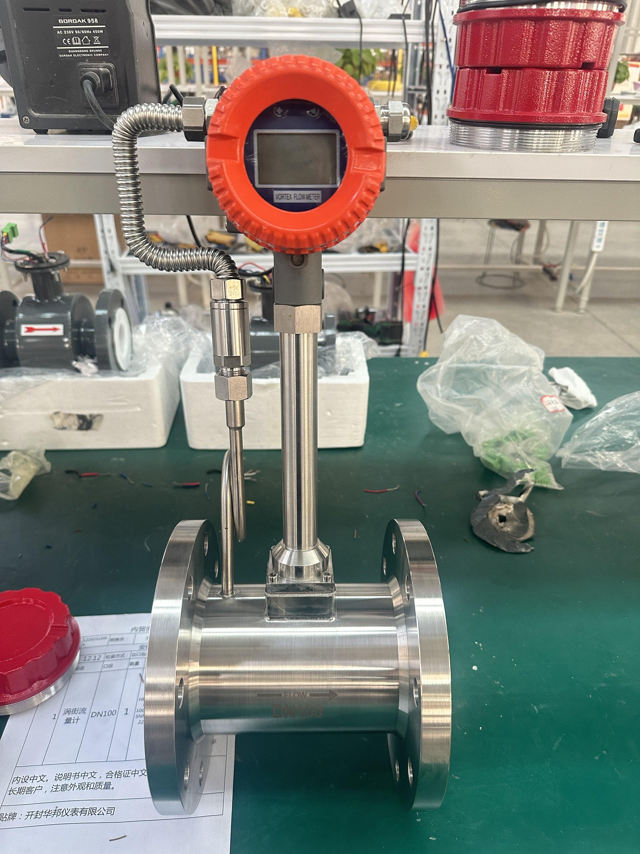 lpg vortex flowmeter dn 25 pn 16 LUGB series vortex flow meter steam vortex flowmeters