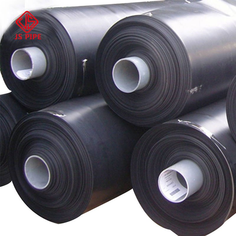 hdpe lining 2mm hdpe membrane geo roll environmental geomembrane pondliner per roll for biogas digester