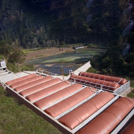 Small size gas storage balloon biogas bag biodigester system Haiyue