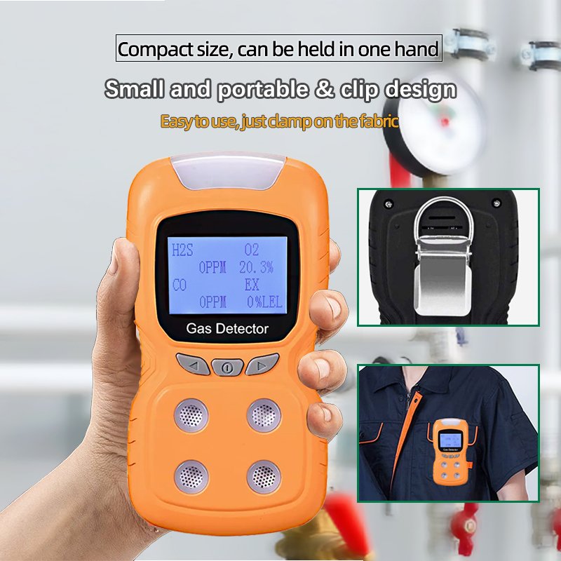 Four In One Gas Detector Original Imported sensors Composite Handheld Alarm portable meter Multi blood gas analyzer