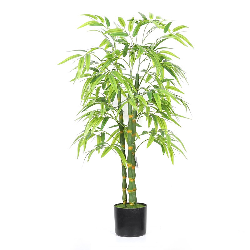 1.4m/4ft 1.1m/3ft High Quality Faux Greenery Simulation Green Plant Buddha Belly Bamboo for Home Office Decoration