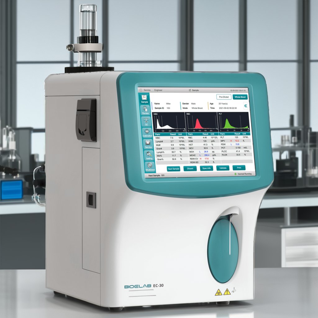 Esebio Portable Double-Channel Blood Counter Veterinary Hematology Analyzer with Customized OEM Support