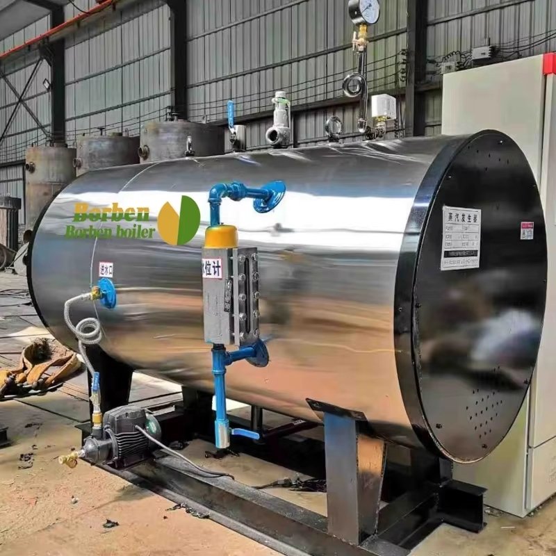 CE certification automatic horizontal heat exchange oil furnace oil and gas heat conduction oil steam boiler for hotel heating