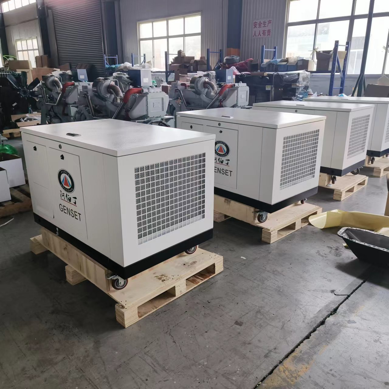 Super silent Small house use 15KVA biogas natural gas lpg gas carburetor for generator
