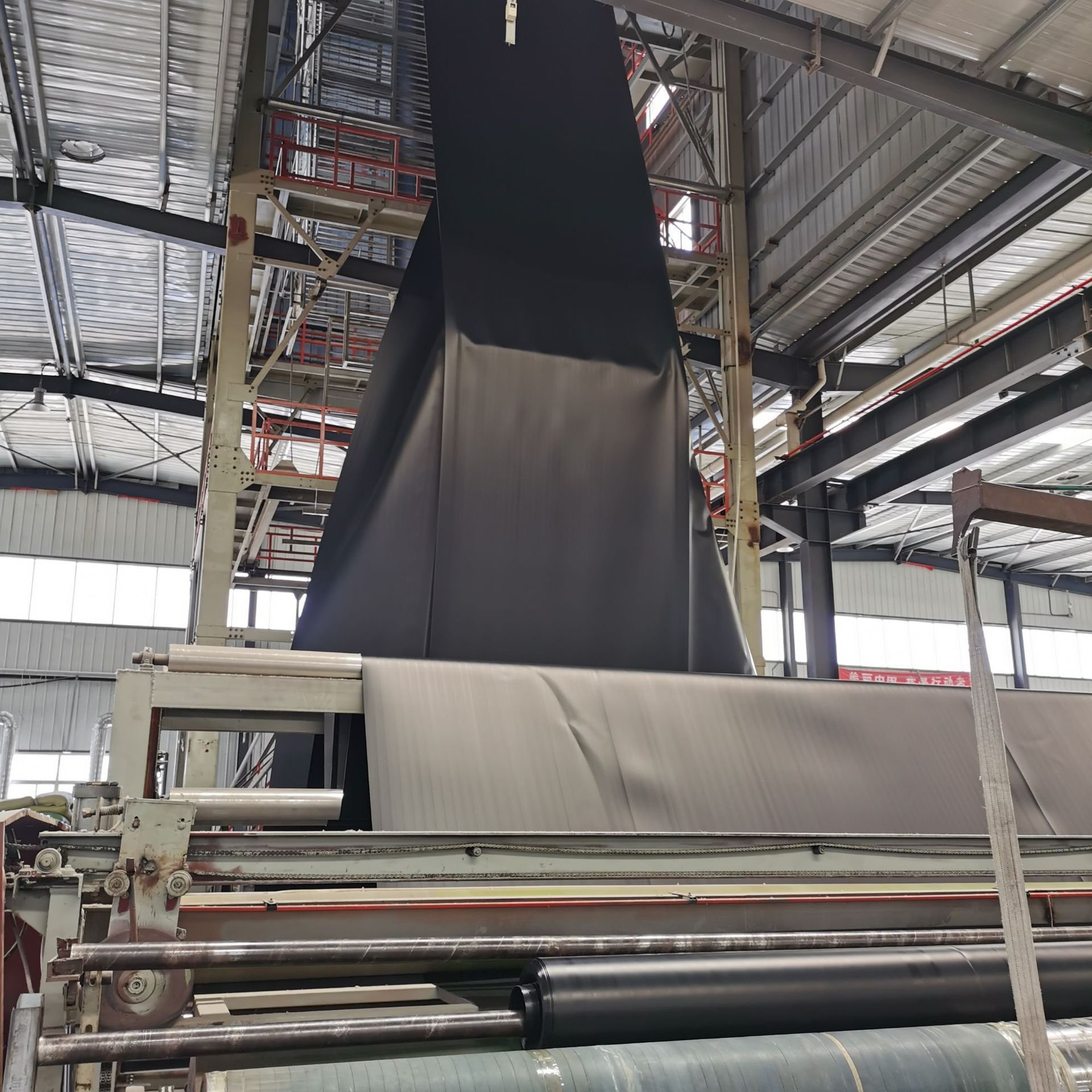 HDPE Geomembrane Manufacturer Lotus Pond Reservoir Large Reservoir Biogas Tank Anti seepage Membrane New Material Geomembrane