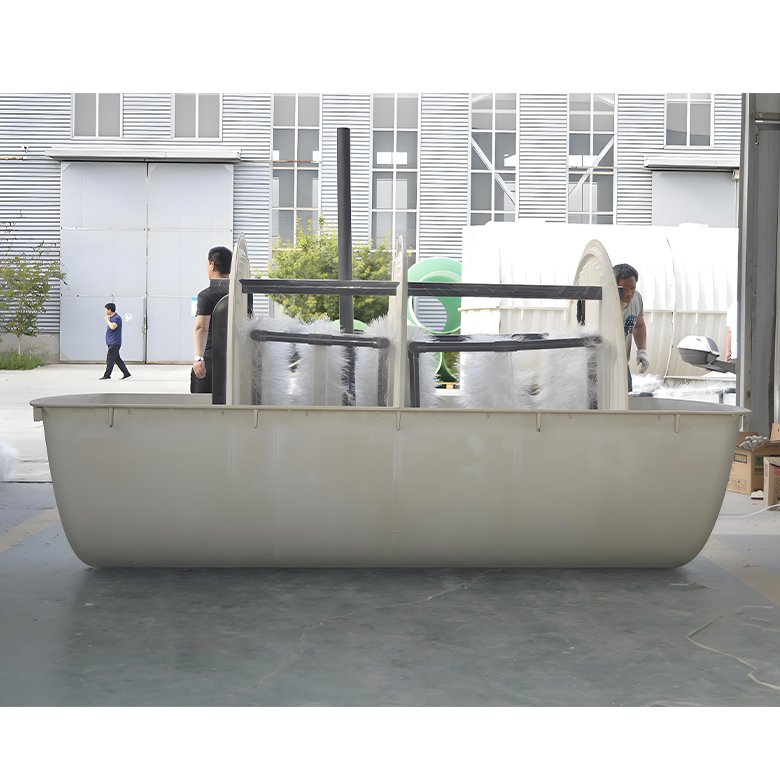 A2O Underground type domestic sewage treatment system biogas domestic waste water purification FRP septic tank