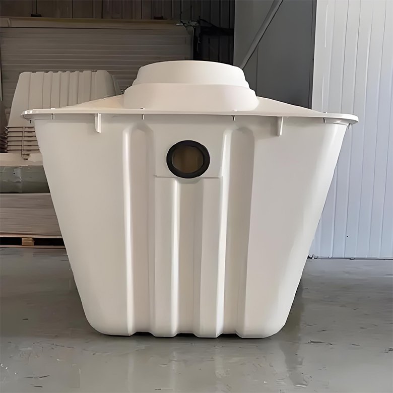 A2O Underground type domestic sewage treatment system biogas domestic waste water purification FRP septic tank