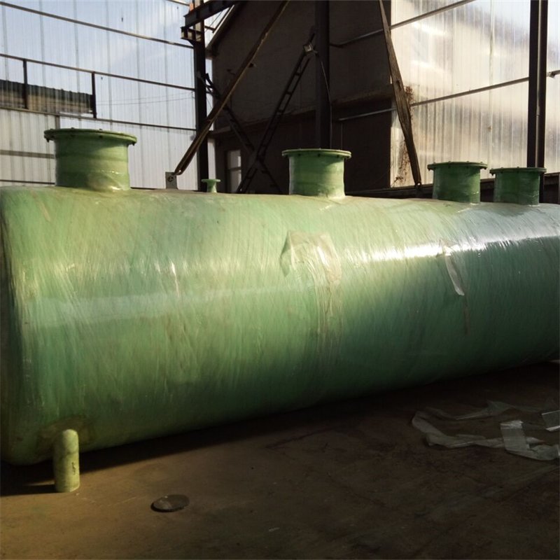 Biogas Wastewater domestic waste water purification FRP septic tank