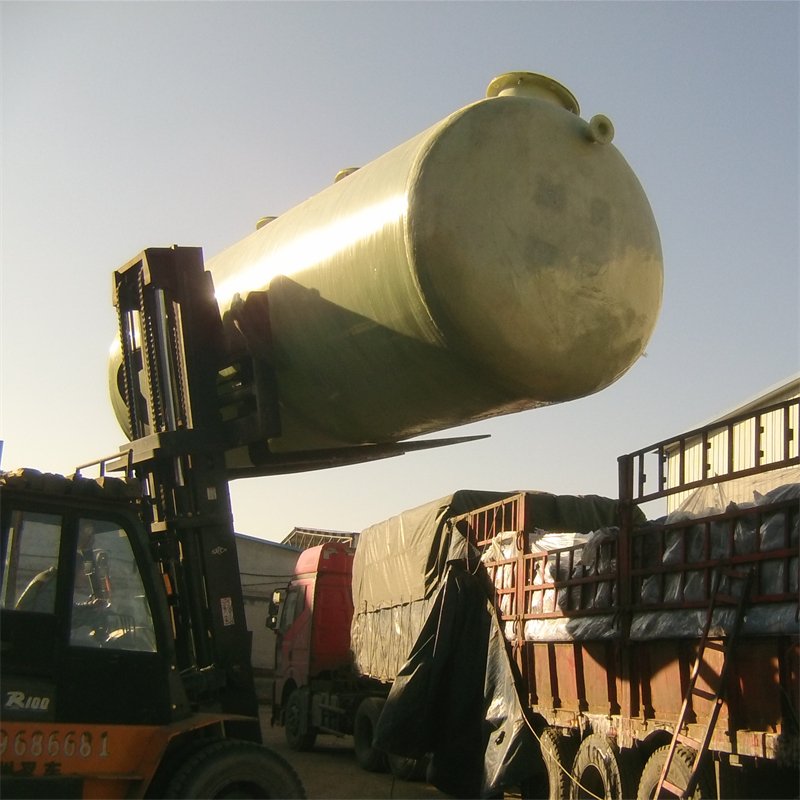 Biogas Wastewater domestic waste water purification FRP septic tank