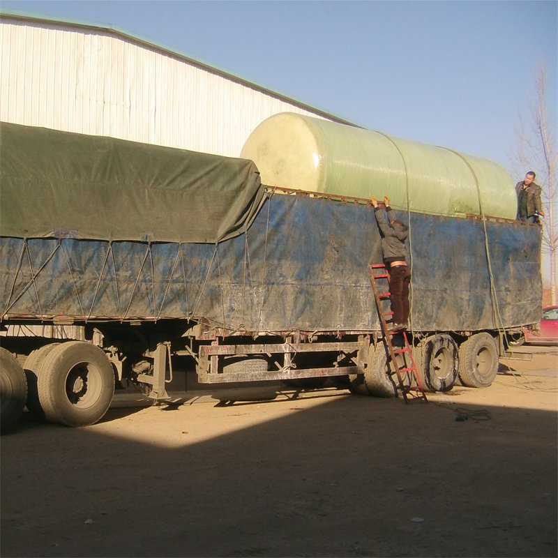 Biogas Wastewater domestic waste water purification FRP septic tank