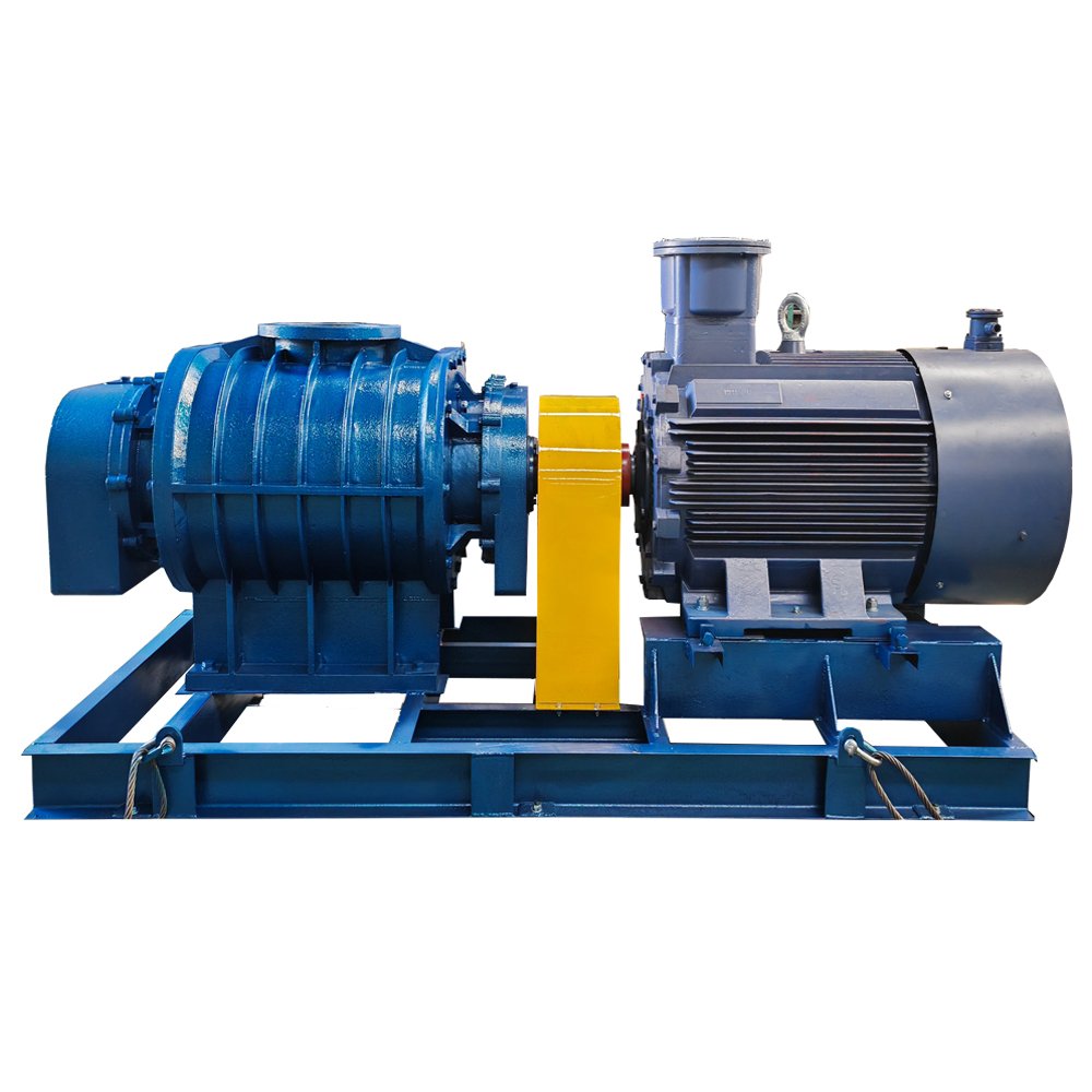 roots blower biogas conveying packing seal electric root blower industrial root air blower