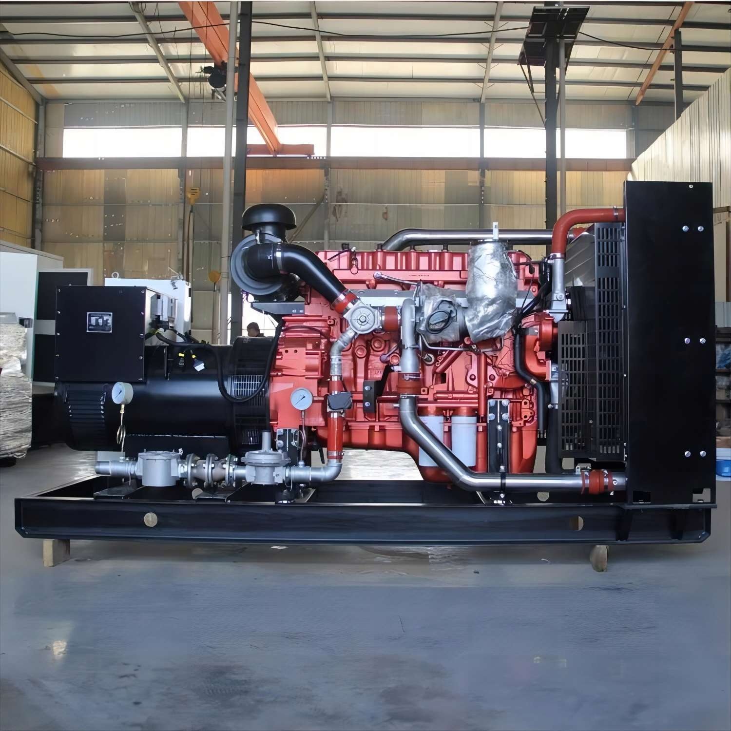 Gas Generator Ce Iso Certified Methane Biogas Natural 1 Mw Cummins Engine Natural Gas Biomass Biogas Lpg Gas Electric Generator