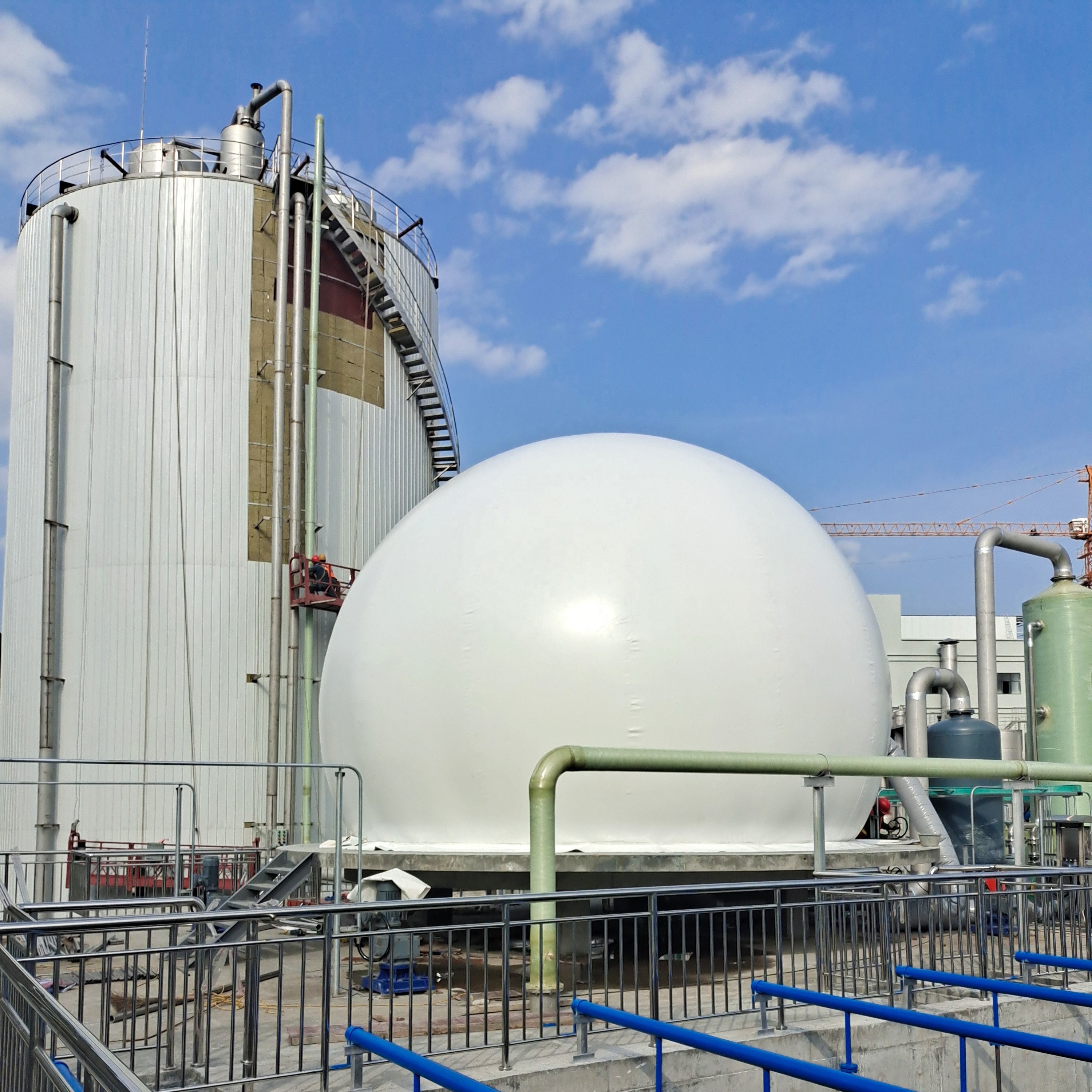 2024 Customized gas holder/gas storage tank/gasometer for biogas fertilizer plant