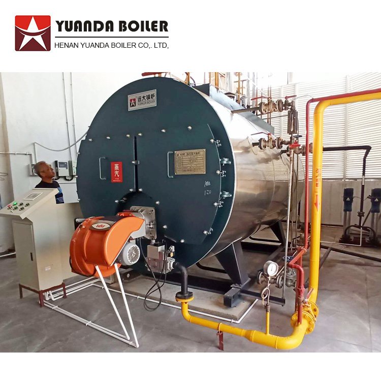 4 ton 16bar natural gas lng cng diesel fired steam boiler for AAC Brick
