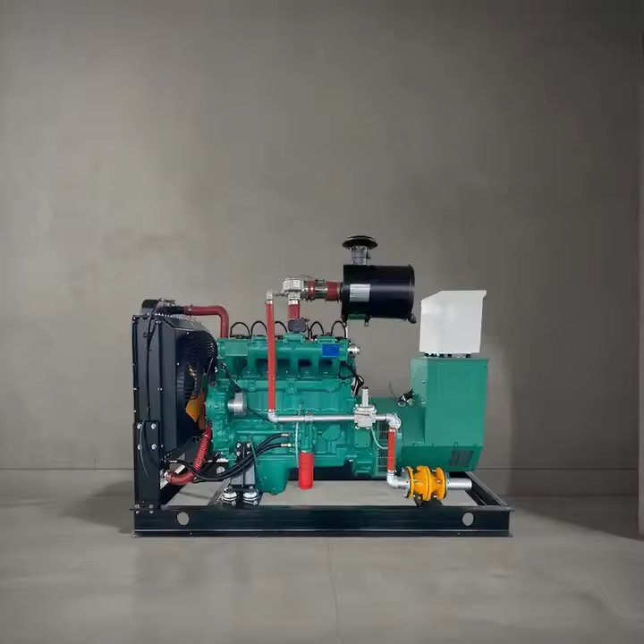 Weichai Yuchai 6BT Electric Generator Sets Methane CNG LNG Wood Gas Biomass Powered Turbine Waste Heat Recovery for Biogas