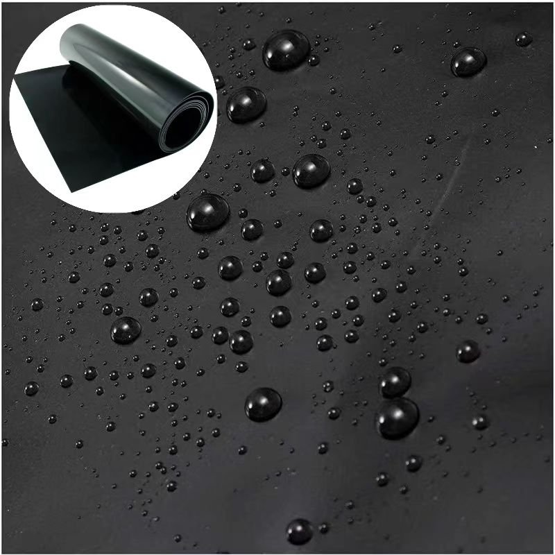 Waterproof and Leak Proof Film, Pond Water Storage, Biogas Tank, Lotus Root Pond, Black Geomembrane Film