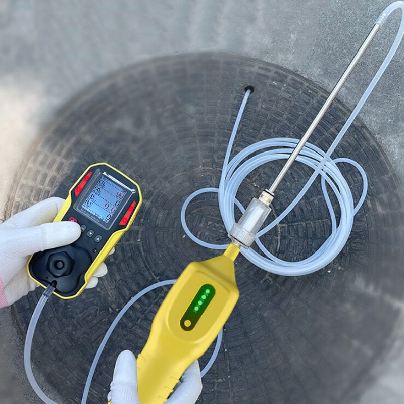 Home biogas digester plant kit analyzer 100%vol infrared sensor handheld portable biogas gas detector CH4 CO2 H2S