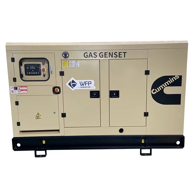 Cummins natural gas generator 30KW 40KW 50KW 60KW silent box cummins engine generator bio gad generator electrical plant