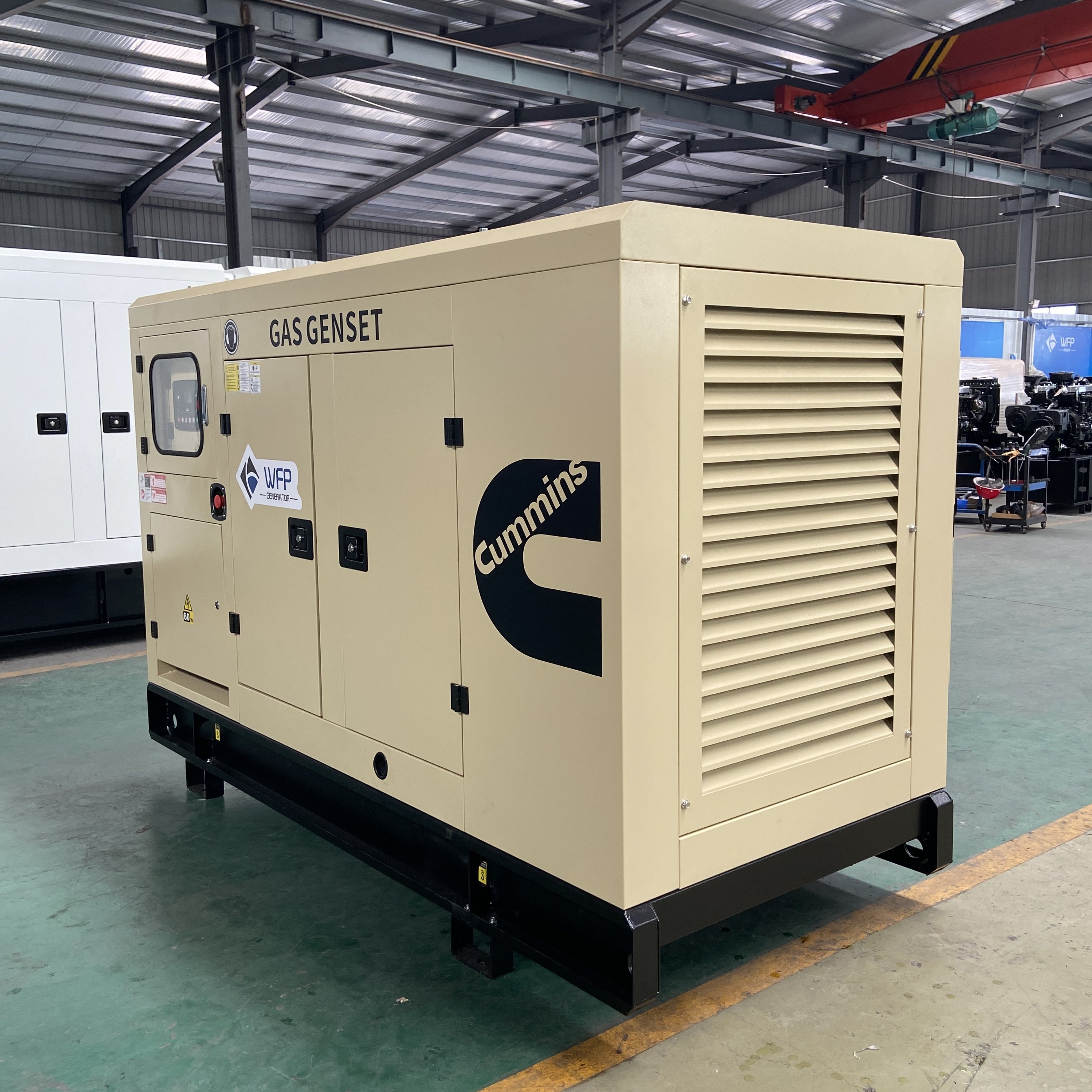 Cummins natural gas generator 30KW 40KW 50KW 60KW silent box cummins engine generator bio gad generator electrical plant