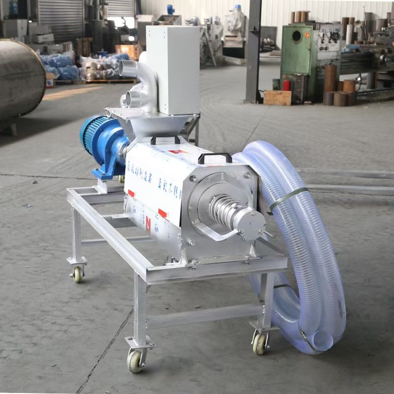 Automatic Poultry Manure Drying and Biogas Slurry Solid Liquid Separator Machine New Invention for Home Use Industries