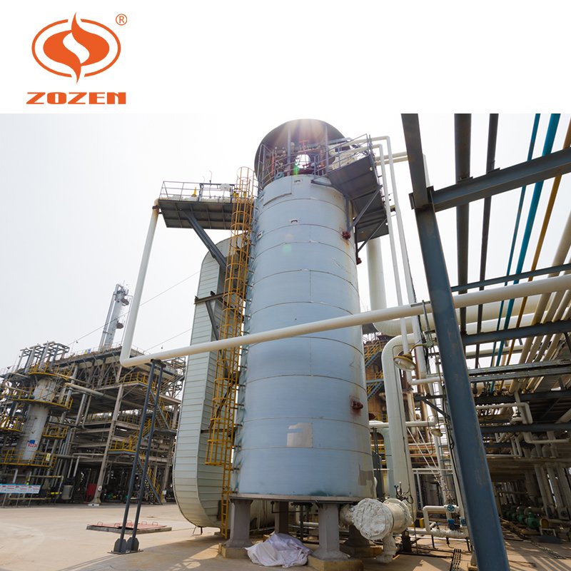 Vertical coke oven gas biogas heavy oil thermal oil boiler heater for building materials