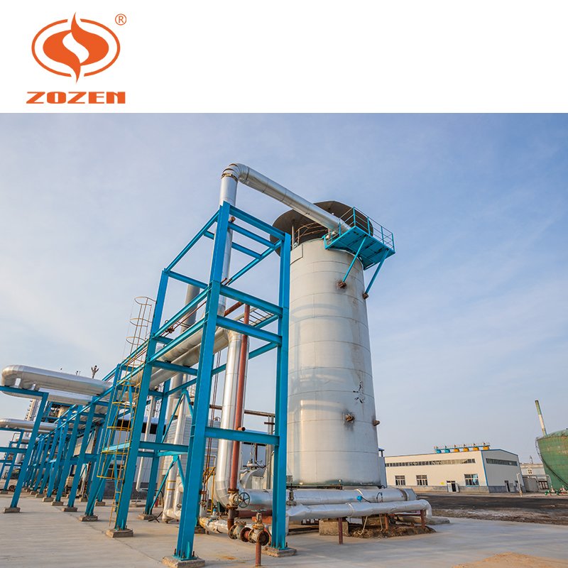 Vertical coke oven gas biogas heavy oil thermal oil boiler heater for building materials