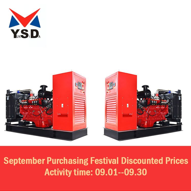 High Power High Power Generation Efficiency 80KW Burning Rapidly 6BTA Cng Generator
