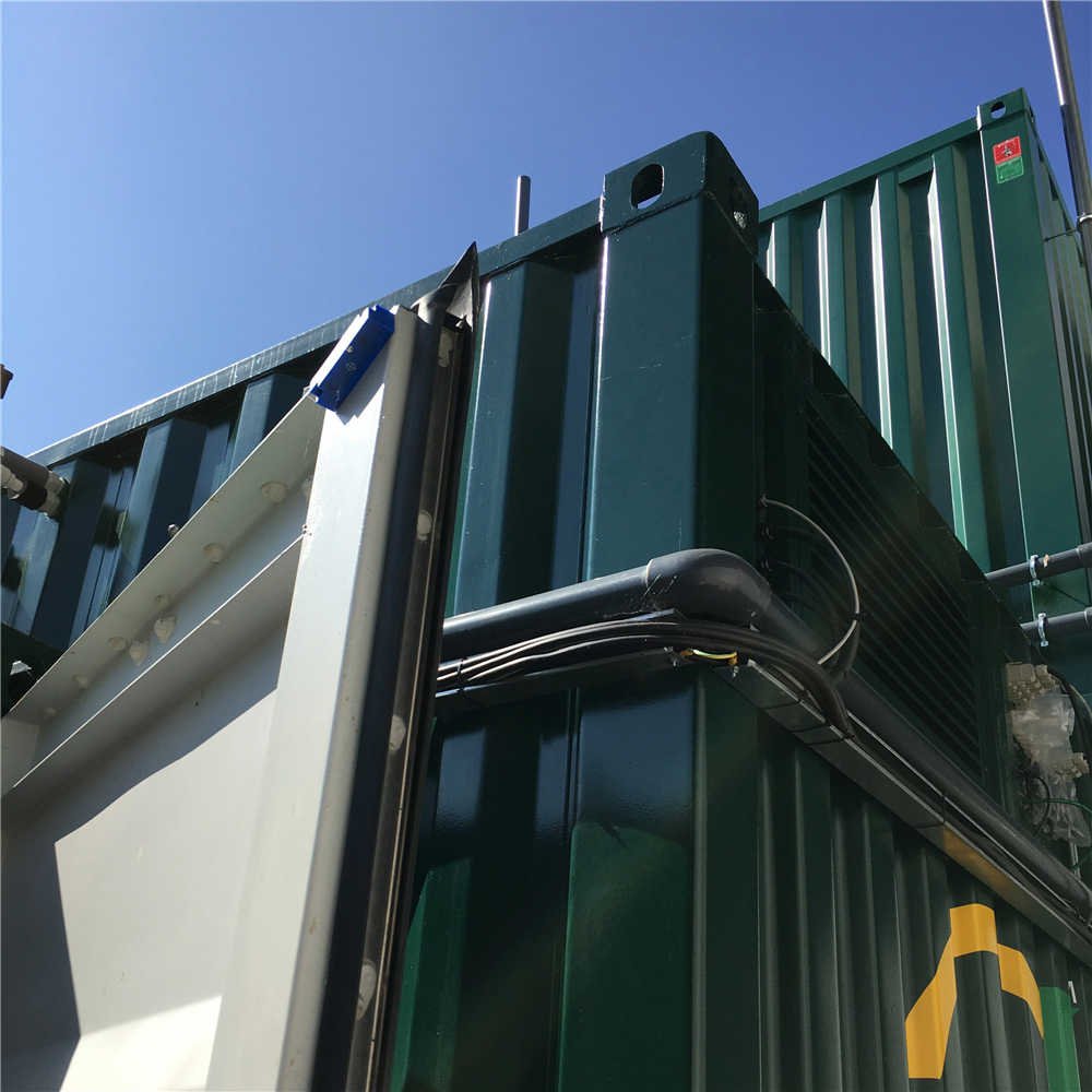 Industrial High Efficiency Power Plant 20FT 40FT Container Type Bio Digester Anaerobic Treatment Biogas System