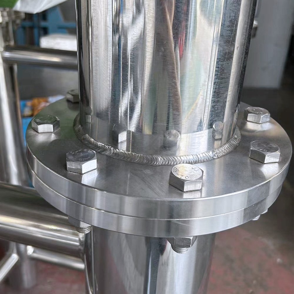 high quality custom 5T large capacity stainless steel mixing tank aseptic tank pressure vessel water oil
