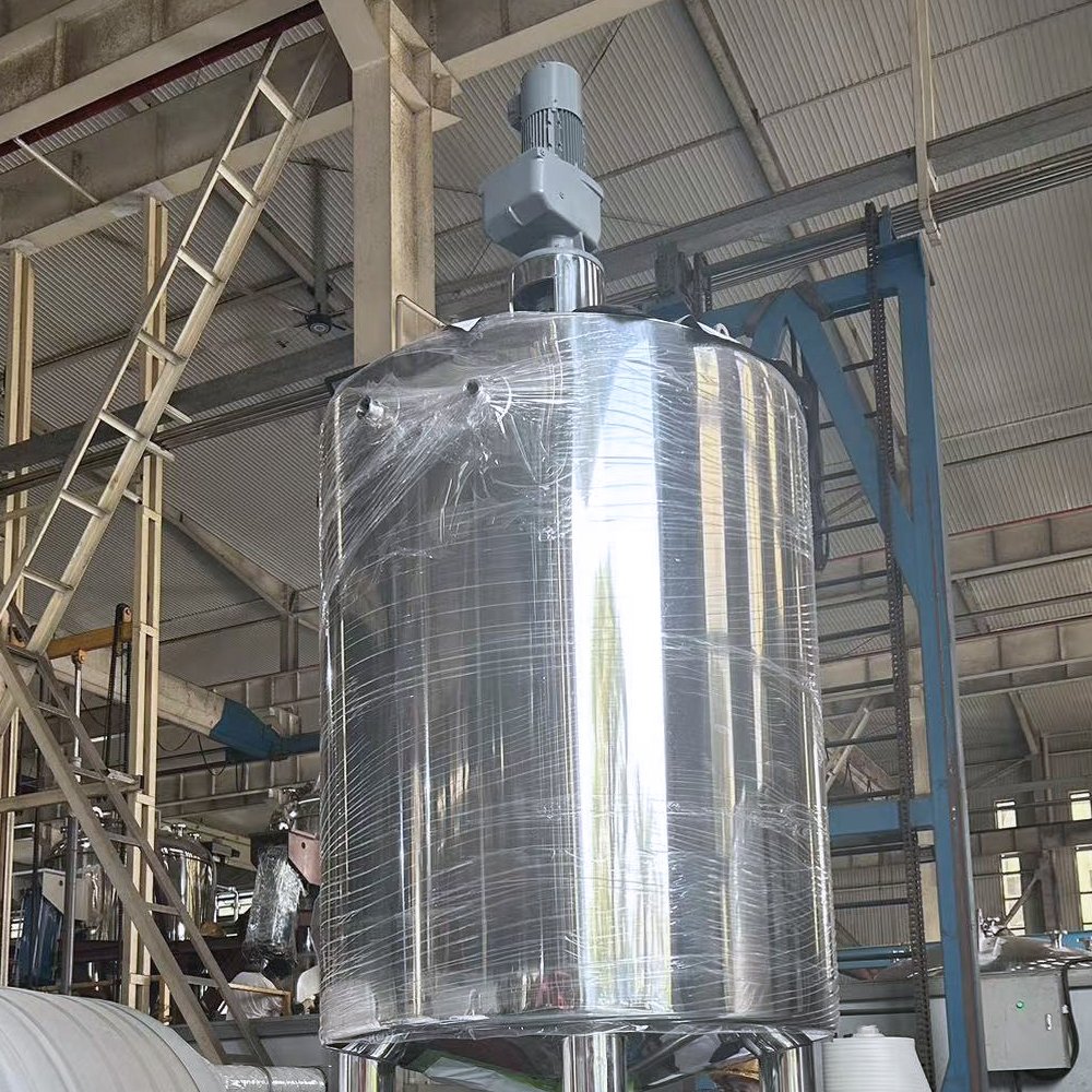 high quality custom 5T large capacity stainless steel mixing tank aseptic tank pressure vessel water oil