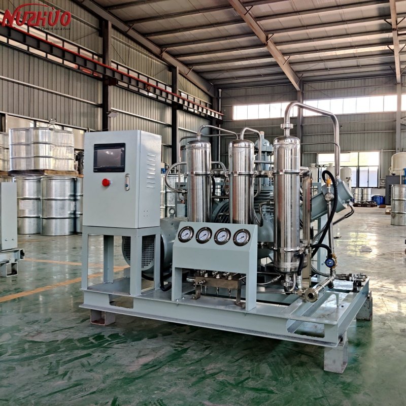NUZHUO O2 N2 Gas Cylinder Filling Low Maintenance 3-30nm3/h 150bar Oxygen Nitrogen Compressor Booster