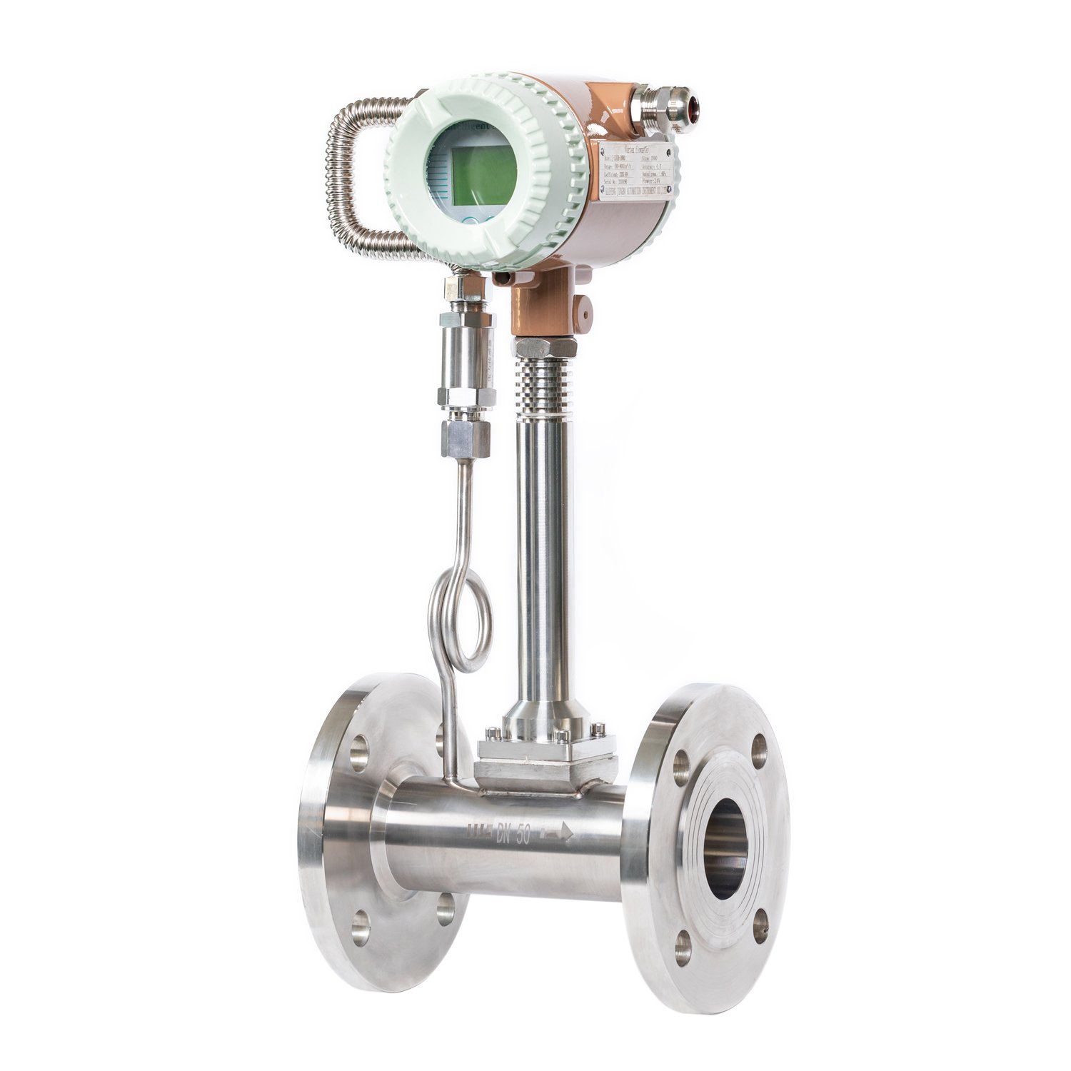 Biogas Flow Meter Gas Vortex Flow Meter