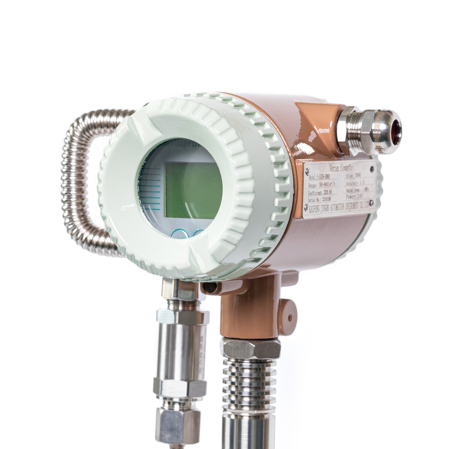 Biogas Flow Meter Gas Vortex Flow Meter