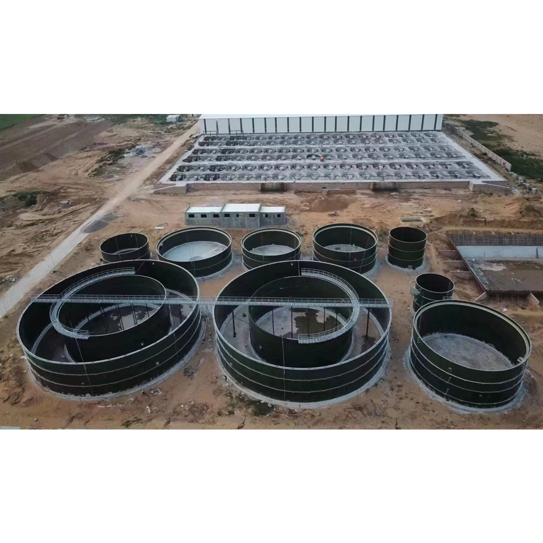 Thickening tank Breweries Effluent Treatment glass fused to steel tank