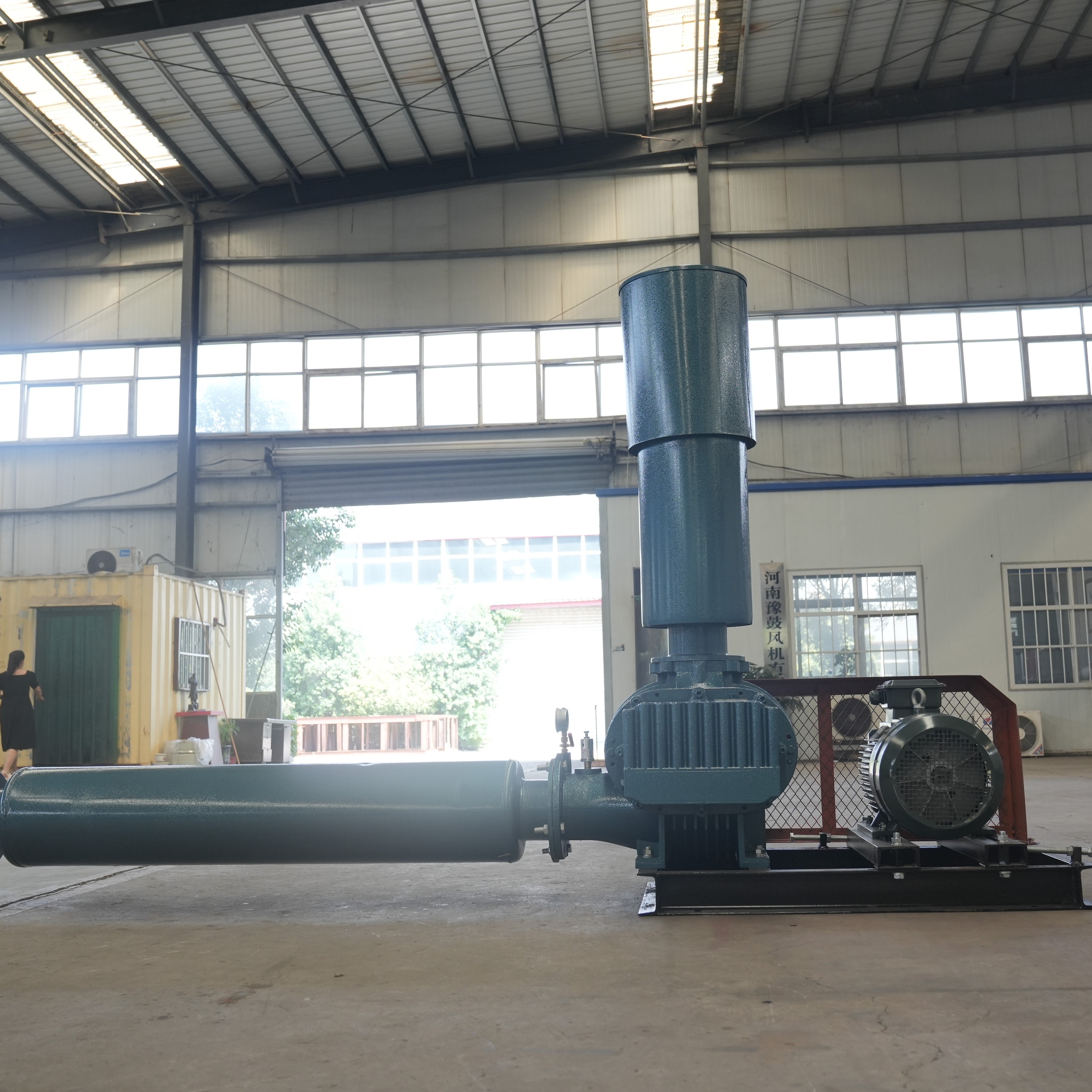 5hp Biogas Industrial Air Compressor Vacuum Pump Roots Blower For Aquaculture Fish Shrimp Pond Farming Aeration