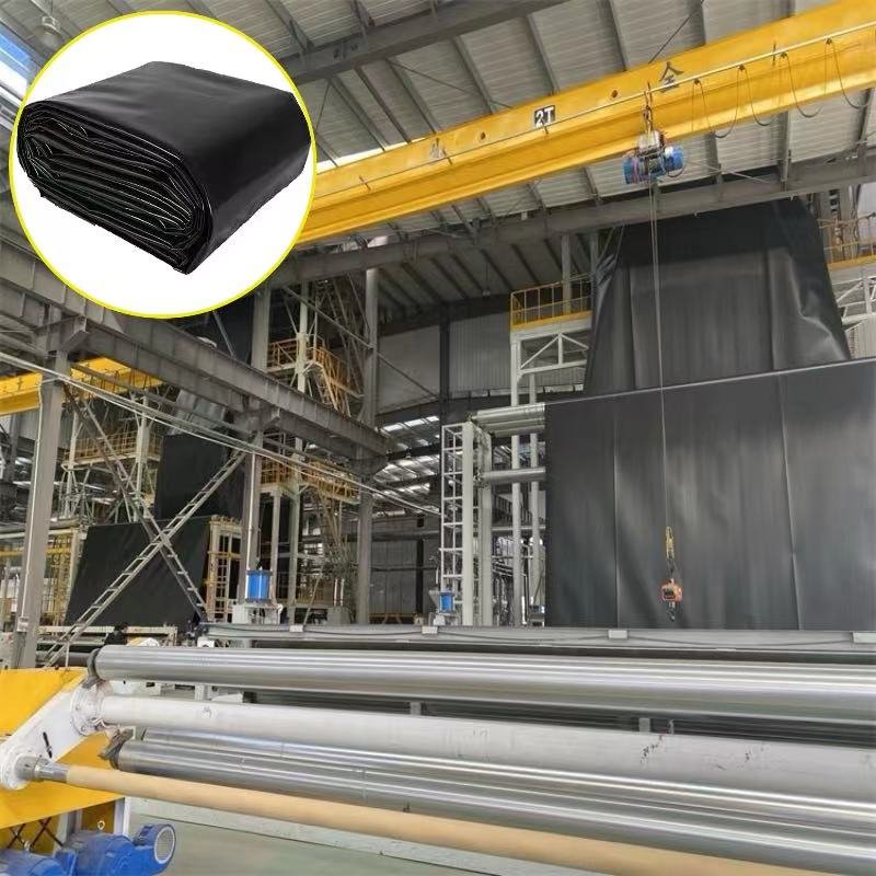 The Construction of The Biogas Digester Project in The Farm Breeding Farm Adopts 1.0mm1.5mm 100% Brand New HDPE Geomembrane Film
