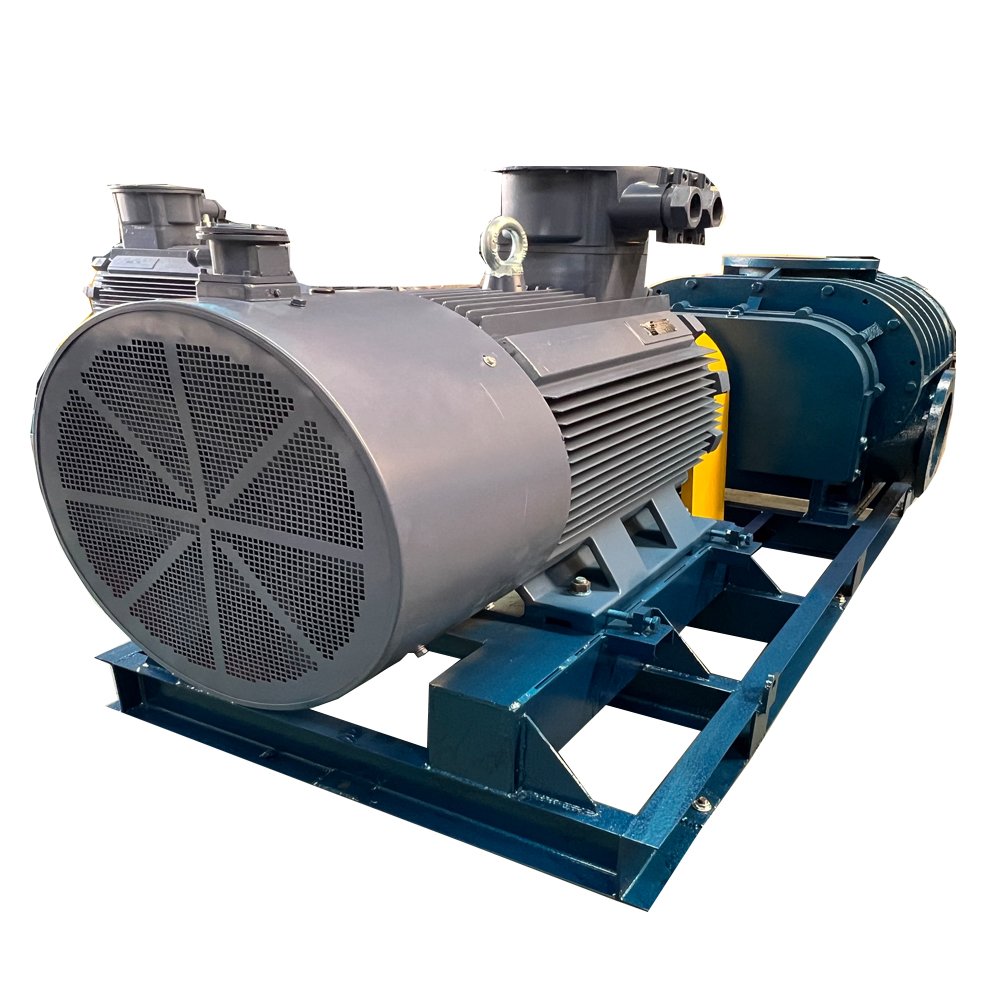Flammable explosive gas natural biogas conveying roots blower